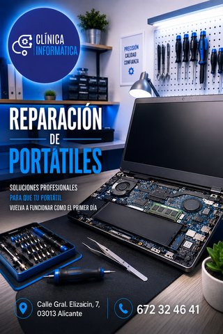 Reparación y venta de portátiles