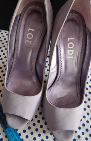 Zapatos Lodi Talla 38 Nobuck Malva