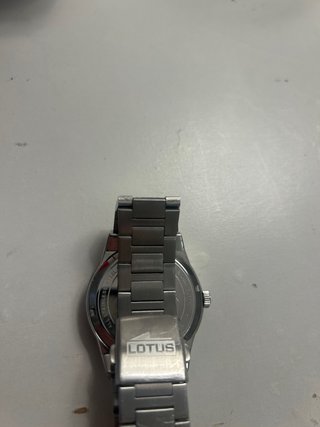 Reloj Lotus Azul y Plateado