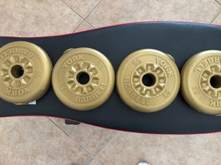 4x Dischi Pesi York 1.25 Kg