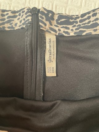 Minifalda Stradivarius estampado animal