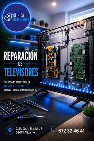 Reparación y venta de televisores