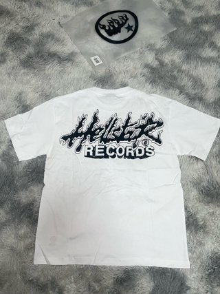 Maglia Hellstar Bianca Grafica Uomo