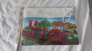 Pochette souvenir Sicilia multicolor
