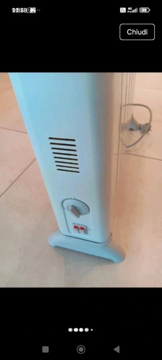 Termosifone Elettrico De Longhi Bianco