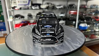 Ford Fiesta WRC latvala negro alsacia escala 1:18