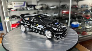 Ford Fiesta WRC latvala negro alsacia escala 1:18