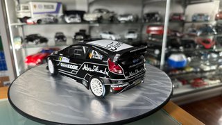 Ford Fiesta WRC latvala negro alsacia escala 1:18