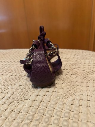 Sandalias Carolina Herrera Morado y Dorado