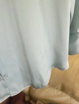 Blusa Zara verde menta
