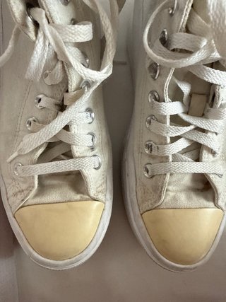 Converse plataforma beige talla 38.5