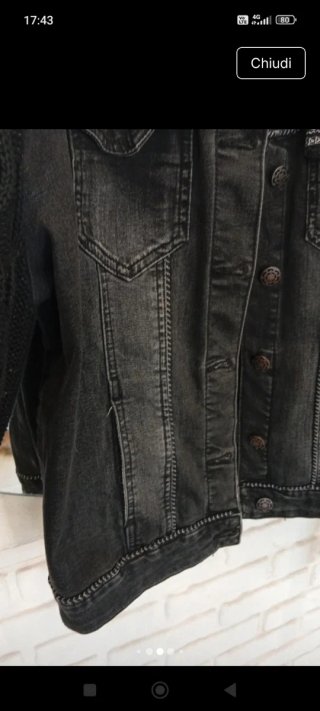 Giubbino Denim Desigual Nero M