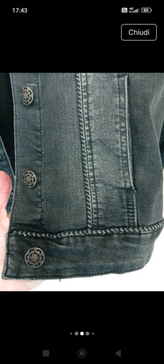 Giubbino Denim Desigual Nero M