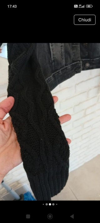Giubbino Denim Desigual Nero M