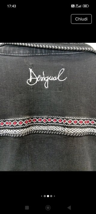 Giubbino Denim Desigual Nero M