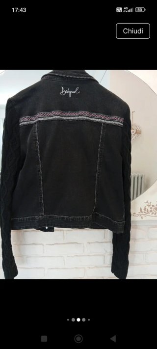 Giubbino Denim Desigual Nero M