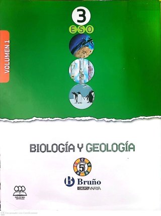 Libros de Biología y Geología 3 ESO