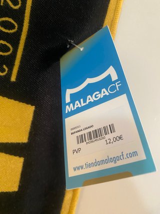Bufanda Málaga CF fútbol coleccion legado illojuan