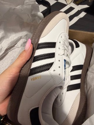Adidas Samba Mujer Blanco/Marrón