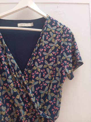 Mono Cortefiel Talla L Estampado Mariposas