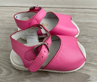 Sandalias bebé niña rosa talla 18