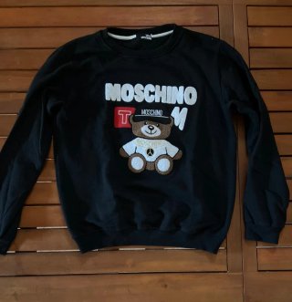 Sudadera Moschino Oso Teddy Negra