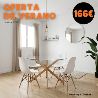 Oferta de verano !! Comedor moderno