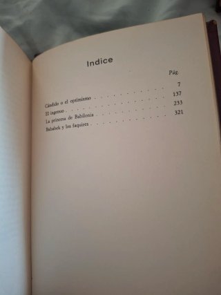 Cuentos escogidos de Voltaire en 2 volúmenes