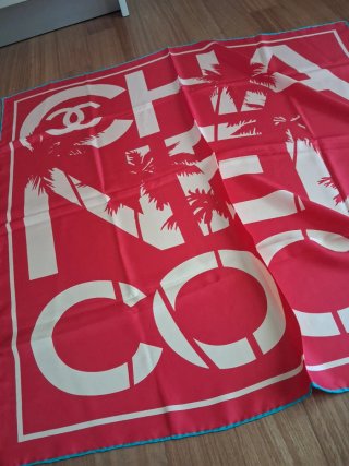 Foulard Chanel Coco double face