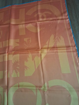 Foulard Chanel Coco double face