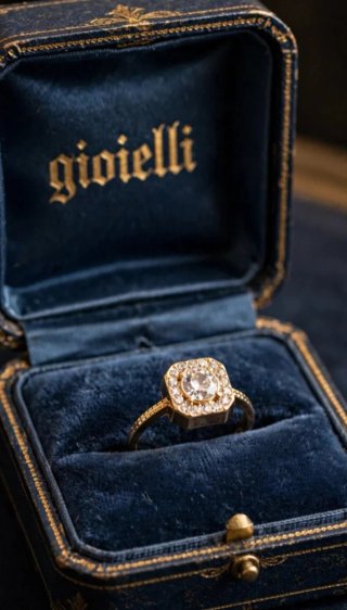 Anello Oro 18k Gioielli Diamanti