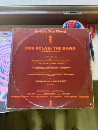 Bob Dylan The Band Before the Flood LP 1974