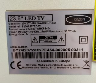 ¡ UNICA ! TV Blaupunkt 24 Blanca + Mando Original