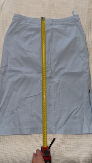 Falda midi Thomas Burberry azul Talla 38