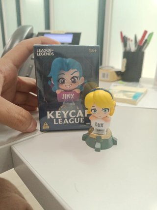 Keycap League of Legends Miniso Jinx Lux