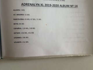 Colección Adrenalyn XL LaLiga Santander 2019-2020