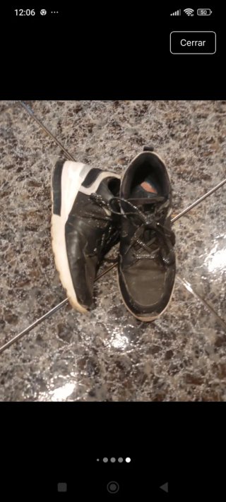 Zapatillas negras talla 38