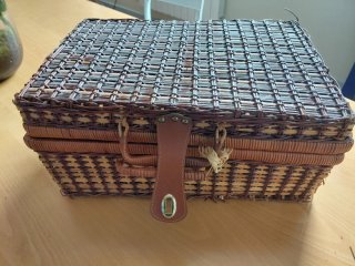 Cesta de picnic vintage