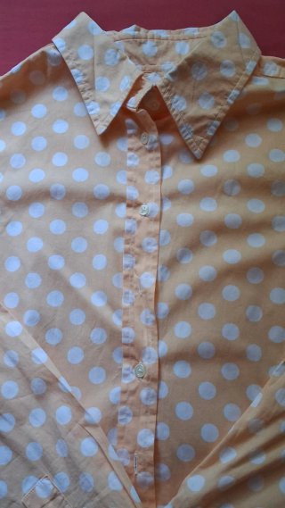 Camisa de manga larga con lunares