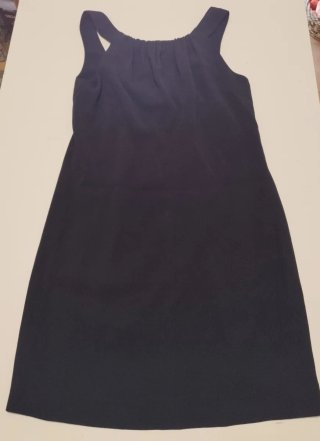 Aspesi Vestito Elegante Nero Senza Maniche