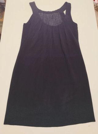 Aspesi Vestito Elegante Nero Senza Maniche