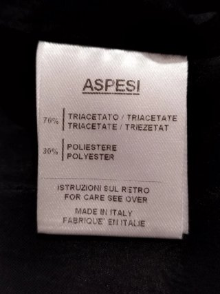Aspesi Vestito Elegante Nero Senza Maniche