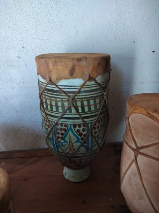 Set di 8 tamburi decorativi