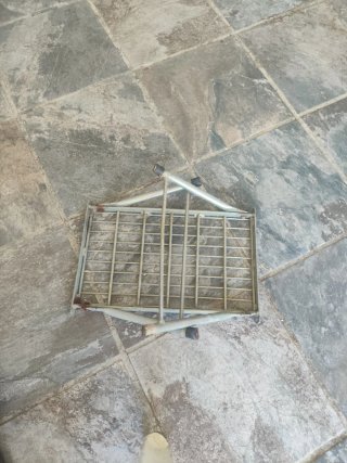Escalón para caravana de hierro