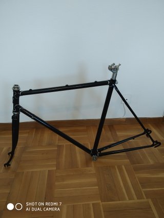 Cuadro Torrot Marathon Negro Plata