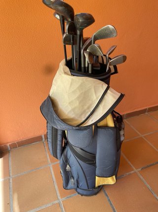 Juego palos golf adulto + paraguas