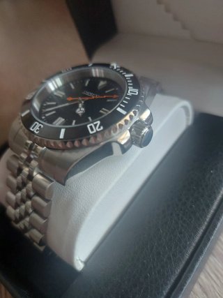 Reloj Seiko Mod Submariner Black