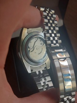 Reloj Seiko Mod Submariner Black