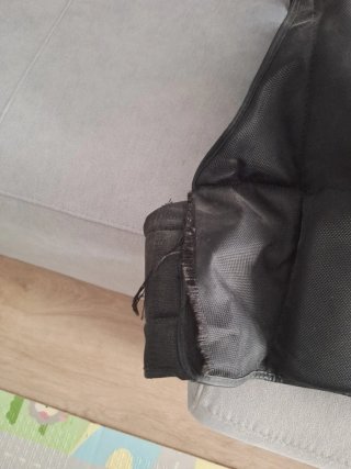 Chaleco lastrado RDX 20 kg. Algo deteriorado.
