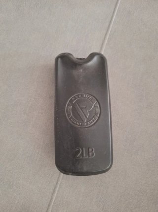 Chaleco lastrado RDX 20 kg. Algo deteriorado.